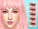 Sims 4 — 5 Eyes Heart by vesim — - Facialpaint. - Same size of EA's pupil. - Custom thumbnail - All genders Have fun!