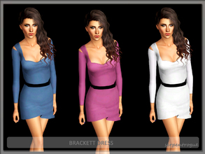 Sims 3 — Brackett Dress by Serpentrogue — 4 variations Young adult/ adult female everyday wear Mesh by me has thumbnails
