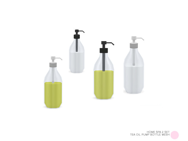 Sims 4 — Tea Oil Pump Bottle Mesh by DOT — Tea Oil Pump Bottle Mesh by DOT of The Sims Resource