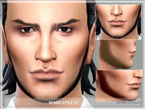 Sims 4 — Beard Style 27 by Serpentrogue — For males Teen to elder 7 colours