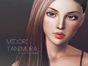 Sims 3 — Midori Tanimura by Pralinesims — Midori Tanimura is another one of our older models (previously available at our