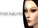 Sims 4 — Fade Eyeliner V1 by borispaijmans — This eyeliner is a beautiful dark and bold winged liner. The liner has a