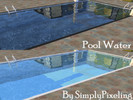 Sims 4 — Pool Waters by SimplyPixeling — 2 New Pool Waters