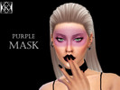 Sims 4 — Purple Mask by KiaraQueen — Purple Mask You can fint it in eyeshadow