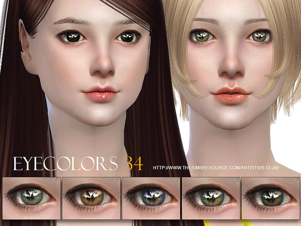 Sims 4 — S-Club WM thesims4 eyecolor 34 by S-Club — Eyecolors for all age, 6 colors, hope you like, thank you.