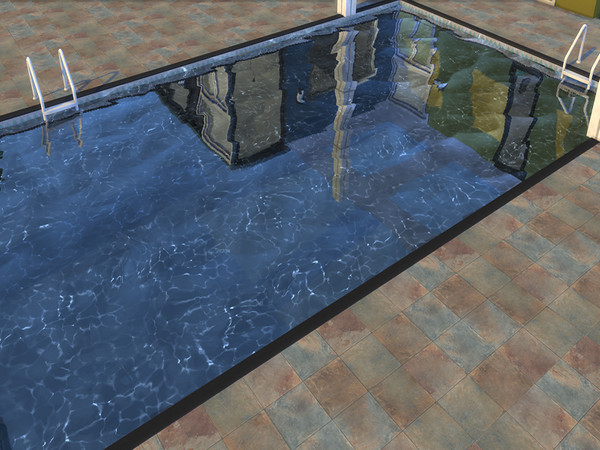 Sims 4 — Dark Grey Pool Water by SimplyPixeling — Dark Grey Pool Water