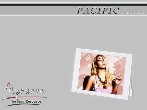 Sims 4 — Pacific Heights Portrait Frame by NynaeveDesign — Pacific Heights Living Room - Portrait Frame Located in: Decor