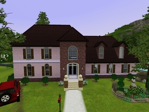 Sims 3 — France Inspired House by KaMiojo_ — This house was inspired on european/ french style; it has two floors, three