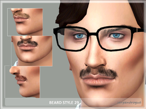 Sims 4 — Beard Style 29 by Serpentrogue — For males Teen to elder 7 colours