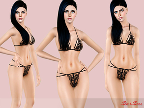Sims 3 — Lace lingerie set by StarSims — New lingerie for your sims, look good in lace. -recolorable -CAS and launcher