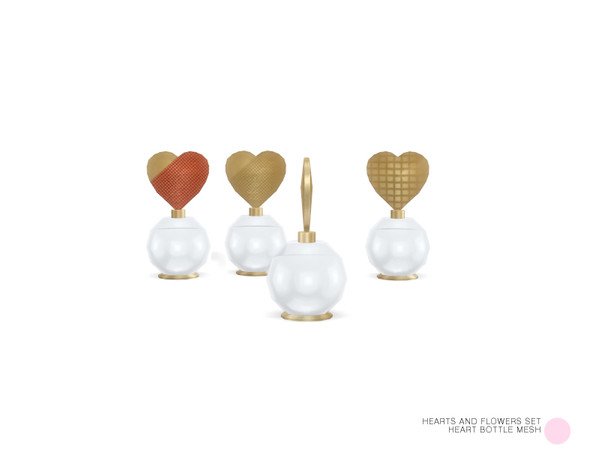 Sims 4 — Heart Bottle Mesh by DOT — Heart Bottle Mesh by DOT of The Sims Resource