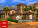 Sims 4 — Villa Elegant by Takdis — Modern Desert Life is yours. Magnificent, peaceful, warm. Villa Elegant like a modern