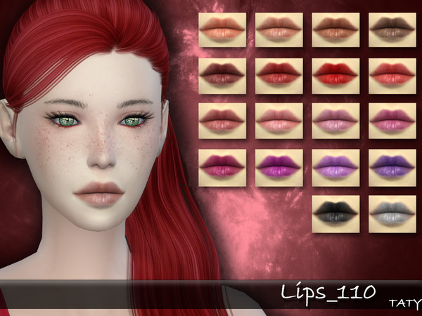 Sims 4 — [Ts4]Taty_Lips_110 by tatygagg — - Female - Human, Alien - Teen to Elder