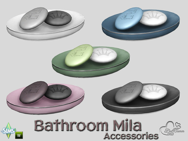 Sims 4 — Mila Bath Acc Soap by BuffSumm — Part of the *Bathroom Mila*