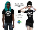 Sims 4 — Black Label Society Shirt M&F by cleo_332 — A shirt for the fans of Black Label Society.