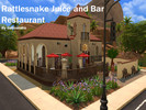 Sims 4 — Rattlesnake Juice and Bar Restaurant by Galloandre — The current owners decided to get into the restaurant