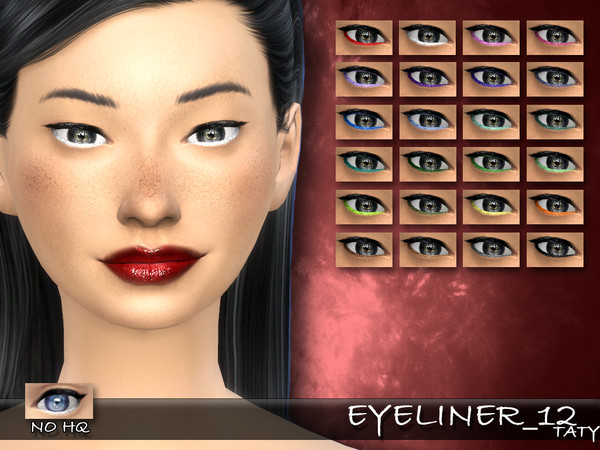 Sims 4 — [Ts4]Taty_Eyeliner_12 by tatygagg — - Female - Human, Alien - Teen to Elder - Hq compatible