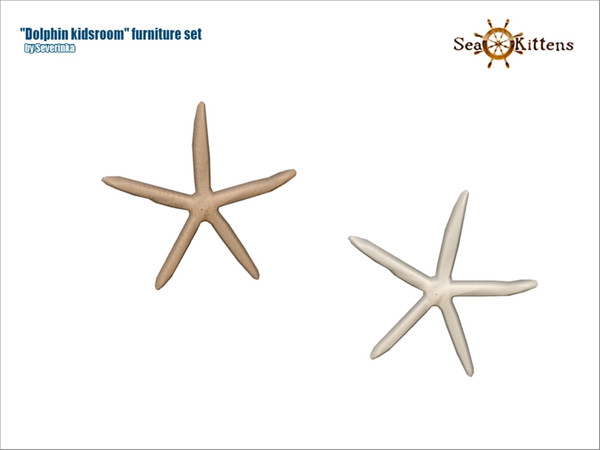 Sims 4 — [Dolphin kidsroom] - wall starfish by Severinka_ — Wall starfish From the set of 'Dolphin kidsroom' 2 colors