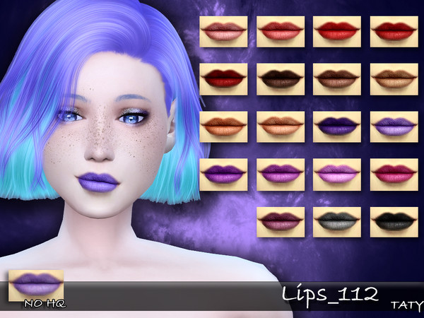 Sims 4 — [Ts4]Taty_Lips_112 by tatygagg — - Female - Human, Alien - Teen to Elder - Hq compatible
