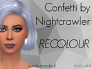 Sims 4 — [Ans1ms]Confetti by Nightcrawler Hair Recolour (mesh needed) by ans1ms — 8 swatches + custom thumbnail Heyy!!