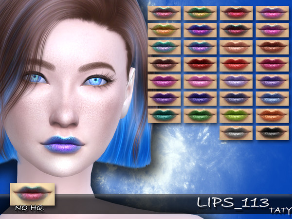 Sims 4 — [Ts4]Taty_Lips_113 by tatygagg — - Female - Human, Alien - Teen to Elder - Hq Compatible