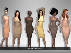 Sims 4 — Basic Dress #1 by serenity-cc — Hope you like it!!