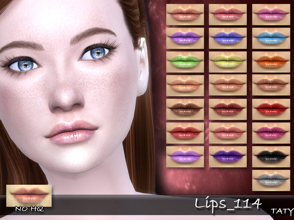 Sims 4 — [Ts4]Taty_Lips_114 by tatygagg — - Female - Human, Alien - Teen to Elder - Hq Compatible