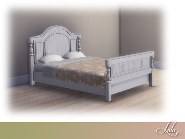 Sims 4 — Country Dreams Bed  by Lulu265 — Part of the Country Dreams Set 3 variations included 