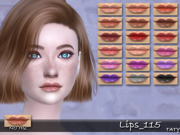 Sims 4 — [Ts4]Taty_Lips_115 by tatygagg — - Female - Humane, Alien - Teen to Elder - Hq Compatible