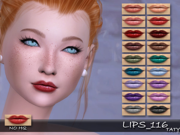 Sims 4 — [Ts4]Taty_Lips_116 by tatygagg — - Female - Human, Alien - Teen to Elder - Hq Compatible