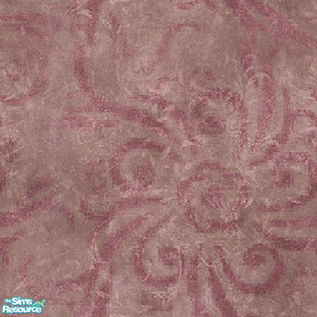 Sims 2 — TC36 Damask-n-Stripes Carpet by tlkaska — This pink damask carpet was designed for Texture Challenge 36.