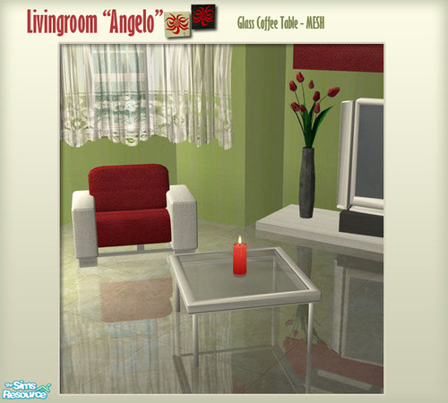 Sims 2 — S2S Livingroom 'Angelo' - Table by sims2sisters — 