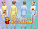 Sims 4 — Daniel Tiger PJ Set by fornoraisin — Daniel Tiger PJ Set includes: -Yellow PJ Top -Yellow PJ Bottoms -Blue PJ