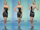 Sims 4 — The Signature Dress by monopolistic — Classy, Elegant, Luxurious Dress That makes Your Sim Stand Out From Others