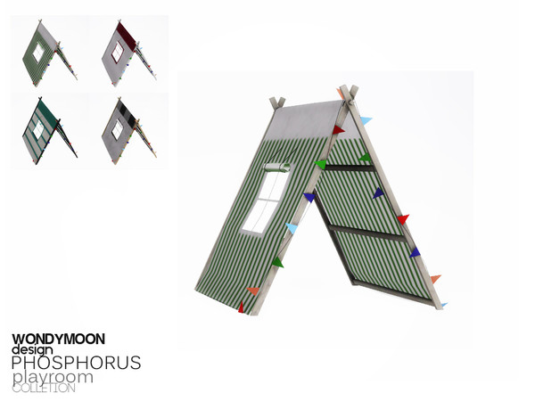 Sims 4 — Phosphorus Tent by wondymoon — - Phosphorus Playroom - Tent - Wondymoon|TSR - Creations'2016
