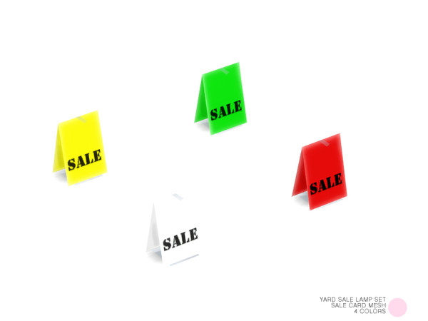 Sims 4 — Sale Card Mesh by DOT — Sale Card Mesh by DOT of The Sims Resource