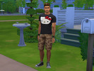 Sims 4 — Hello Kitty Black Male Adult/Teen Shirt - Get to Work needed by LT8581m — The Sims 4 + Get To Work