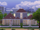 Sims 4 — Two Halves: One Whole by umberdiary2 — This house is sure to stand out in any neighborhood because of it's