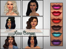 Sims 4 — Lip Lined Lipstick by Lisa_Bonae — This makeup item is a lipstick that cover 6 different shades of color.