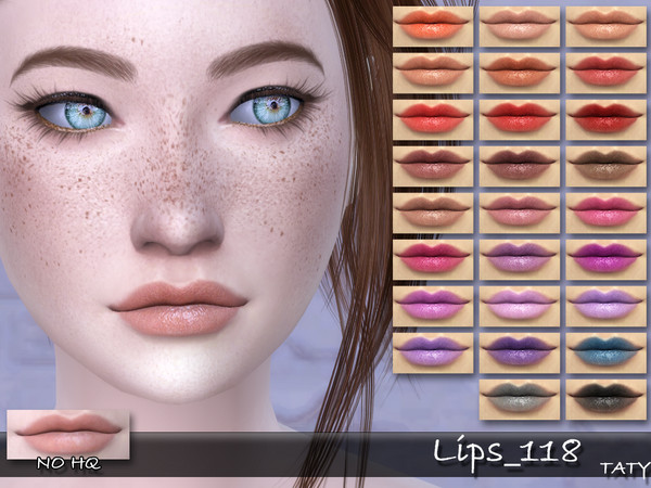 Sims 4 — [Ts4]Taty_Lips_118 by tatygagg — - Female - Human, Alien - Teen to Elder - Hq Compatible