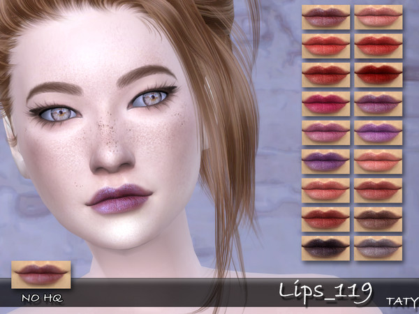 Sims 4 — [Ts4]Taty_Lips_119 by tatygagg — Female Human, Alien Teen to Elder Hq Compatible
