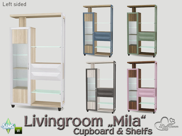 Sims 4 — Mila Living Cupboard v3 left by BuffSumm — Part of the *Livingroom Mila*