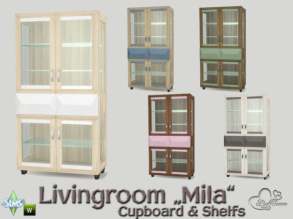 Sims 4 — Mila Living Cupboard v4 by BuffSumm — Part of the *Livingroom Mila*