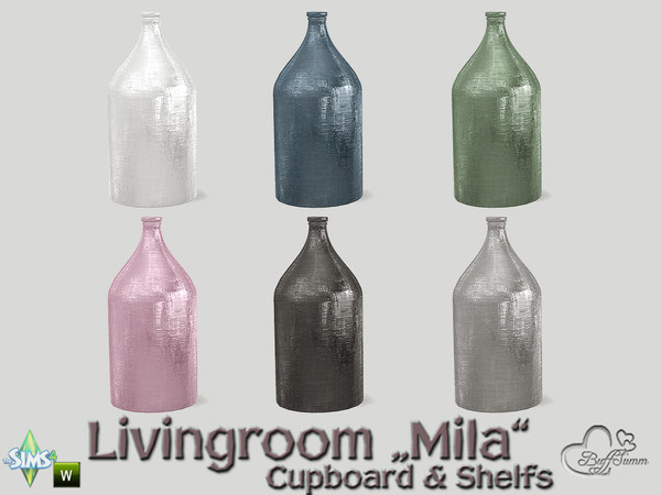 Sims 4 — Mila Living Bottle by BuffSumm — Part of the *Livingroom Mila*