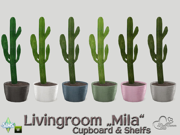 Sims 4 — Mila Living Cactus by BuffSumm — Part of the *Livingroom Mila*
