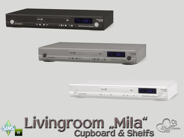 Sims 4 — Mila Living DVD Player by BuffSumm — Part of the *Livingroom Mila*