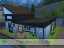 Sims 4 — CC Free Restaurant by Fiend —  Nice small contemporary restaurant, with 2 floors including a room for your sims