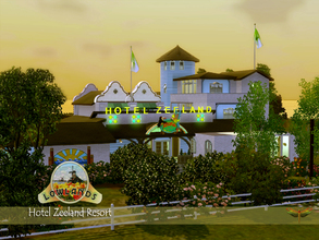 Sims 3 — Lowlands Hotel Zeeland by fredbrenny — Hotel Zeeland is the resort made for Martoele's Lowlands. The famous