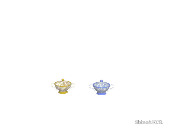 Sims 4 — French Quarter  - Sugar Server by ShinoKCR — Decorative Kitchen Ware for antique Kitchens
