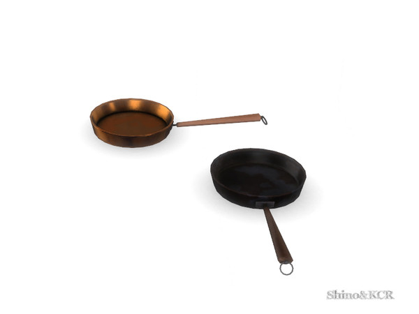 Sims 4 — New Orleans - Pan by ShinoKCR — Decorative Kitchen Ware for antique Kitchens